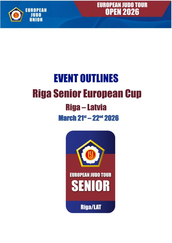 2 Navarros en la European Cup de Judo de Riga 21-03-26